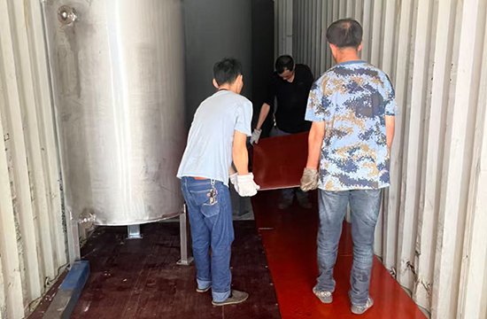 Complete Foam Cutting System Packed and Dispatched for Export