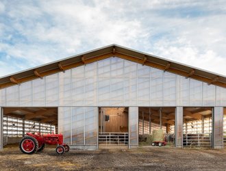 Prefab Cow Shed Frame Cattle House Steel Structure