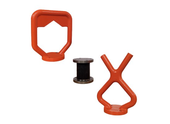 Custom ROV Handles with Flange | Stainless Steel Subsea Grab Handles