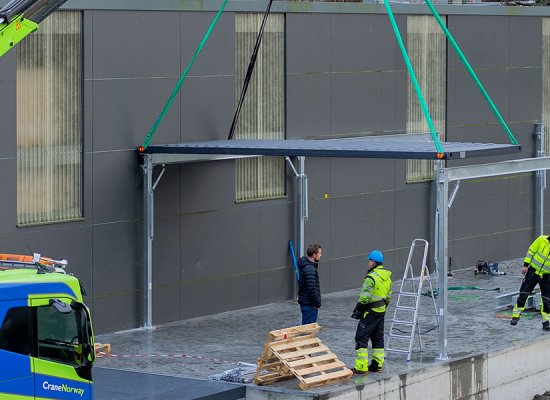 20ft Container Roof - Modular Steel Roofing for Shipping Containers ...