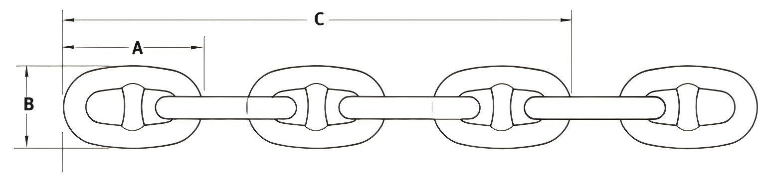 Drawings of Stud Link Anchor Chain Fish Chain Drawings of Stud Link Anchor Chain Fish Chain