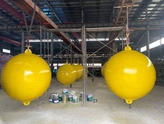 Ball Shape Marine Mooring Buoy Boat Anchor Buoy For  Aquaculture-sinostar marine equipment (1)