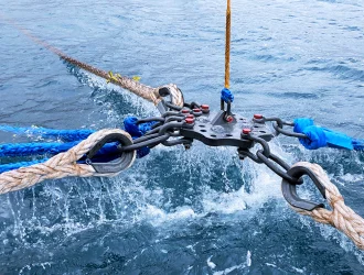 Aquaculture Mooring Connection Plate