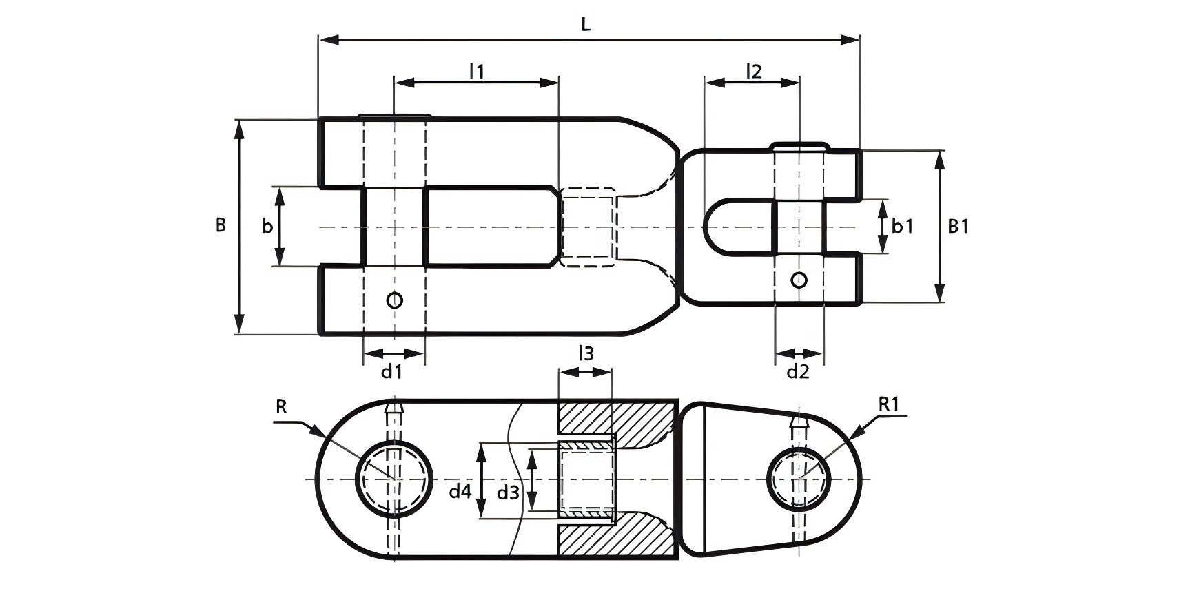 Drawings of Swivel Shackle Type A Anchor Chain Drawings of Swivel Shackle Type A Anchor Chain