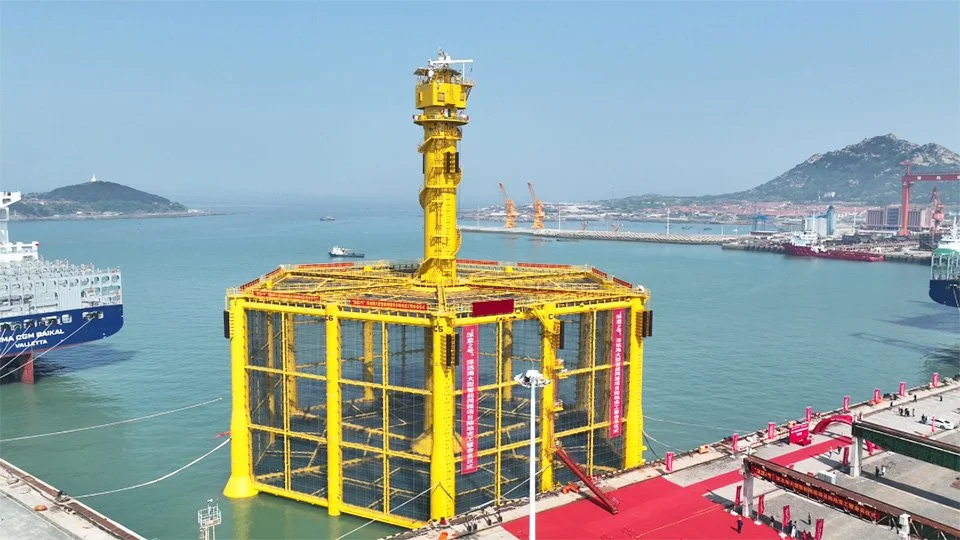 Deep Blue No. 2 land construction completed in Qingdao