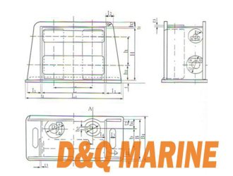 Japanese Standard Four-Roller Fairlead-Type A Deck Fitting -sinostar marine equipment