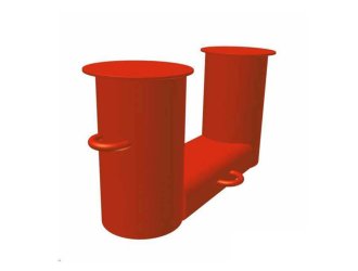 Double Bitt Mooring Bollard Type A Deck Fitting -sinostar marine equipment (7)