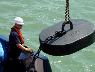 Cast Iron Mooring Sinker Marine Ballast Counterweight-sinostar marine equipment (6)