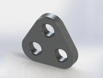 Delta Plate Three Hole Trangle Plate Aquaculture Mooring-sinostar marine equipment (4)