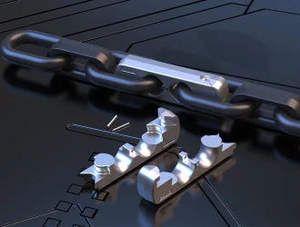 DIN22258-3 Standard Mining Chain Block Type Connector