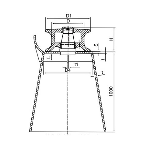 Drawings of Single Roller Fairlead With Socket Type A Drawings of Single Roller Fairlead With Socket Type A
