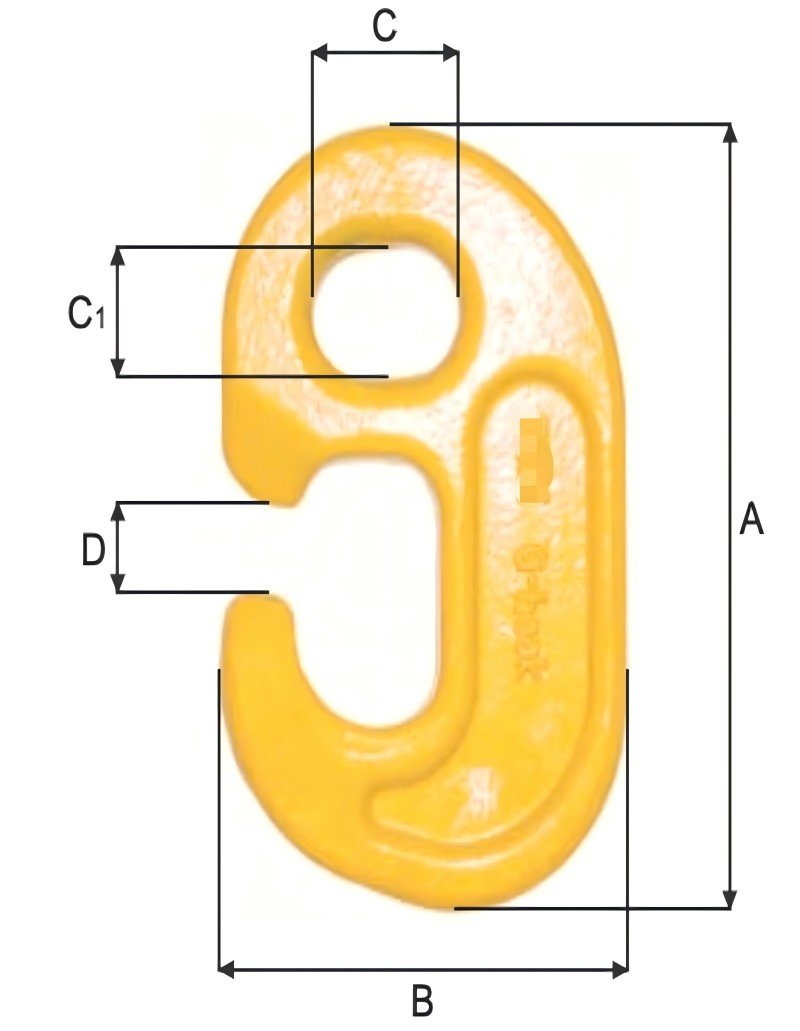 Drawings of G Hook G80 Hight Tensile Steel Drawings of G Hook G80 Hight Tensile Steel