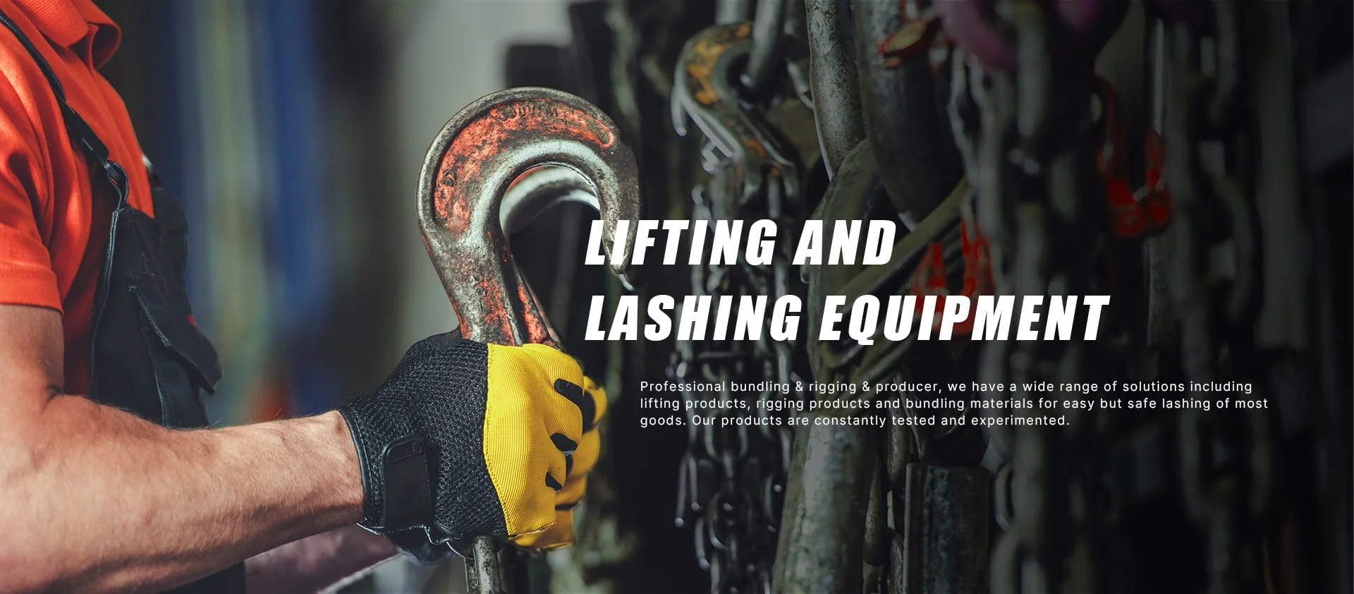 lifting and lashing equipment