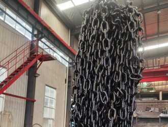 Studless Fishing Anchor Chain Black Tar Aquaculture-sinostar marine11