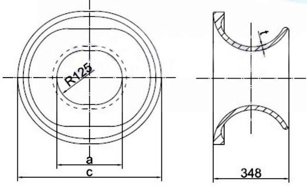 Drawings of NS2589 Bulwark Mounted Mooring Chock Drawings of NS2589 Bulwark Mounted Mooring Chock