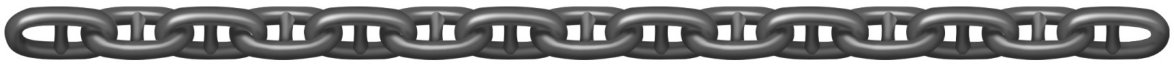 3D diagram of AM3 Stud Link Anchor Chain 3D diagram of AM3 Stud Link Anchor Chain