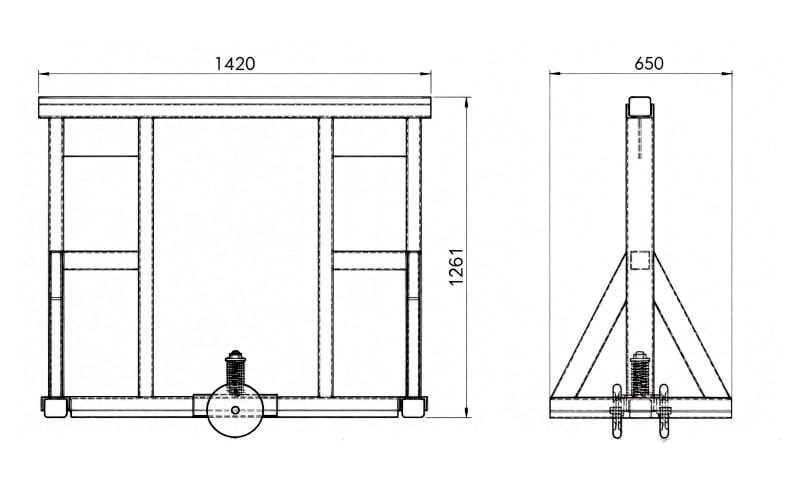 prevent the trailer from scratch. Different breaking load and dimensions available upon request. The standard height is 1250mm which is dimensioned for standard trucks, but special height models can be manufactured upon request. The new Trailer Jack from SMEOCEAN makes a valuable contribution to enhanced safety when loading and unloading semi-trailers and swap bodies. The telescopic loading support prevents unhitched semi-trailers from tipping over when driven over by industrial trucks or in the event of load changes. Like a third leg, the support is positioned under the front edge or suspension area of the semi-trailer or swap body. Trade associations require additional support equipment to be in place when loading and unloading semi-trailers. Benefits: Simple handling,fast positioning,Compact design Ball-bearing-mounted head plate Breaking load is usually between 80T and 120T. Drawing of Trailer Horses Lashing Equipment: prevent the trailer from scratch. Different breaking load and dimensions available upon request. The standard height is 1250mm which is dimensioned for standard trucks, but special height models can be manufactured upon request. The new Trailer Jack from SMEOCEAN makes a valuable contribution to enhanced safety when loading and unloading semi-trailers and swap bodies. The telescopic loading support prevents unhitched semi-trailers from tipping over when driven over by industrial trucks or in the event of load changes. Like a third leg, the support is positioned under the front edge or suspension area of the semi-trailer or swap body. Trade associations require additional support equipment to be in place when loading and unloading semi-trailers. Benefits: Simple handling,fast positioning,Compact design Ball-bearing-mounted head plate Breaking load is usually between 80T and 120T. Drawing of Trailer Horses Lashing Equipment: