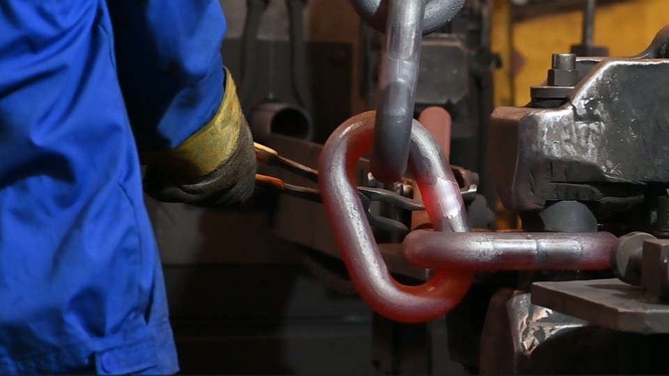 Anchor chain production process