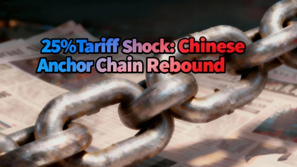 25% Tariff Shock: How China's Anchor Chain Rebound