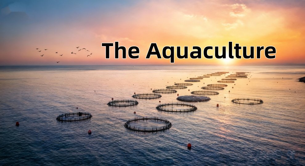 anchor chain securing deep-sea salmon cage 220 km offshore