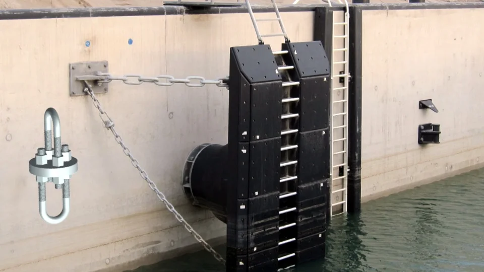 Dogbone Shackles for Trelleborg Bridge Applications