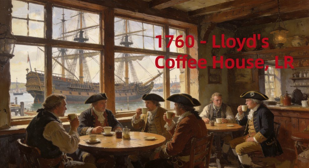 1760 Lloyd‘s Coffee House London where first classification society began — predecessor of Lloyd’s Register LR