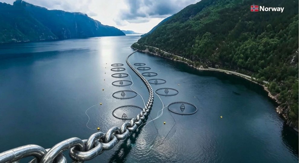 stud link anchor chain at norway 