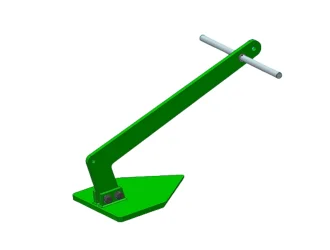 Sand anchor plough anchor