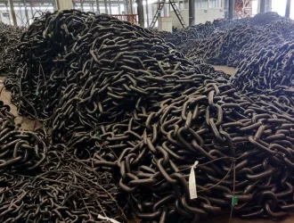 Black Painted Studless Anchor Chain 44MM