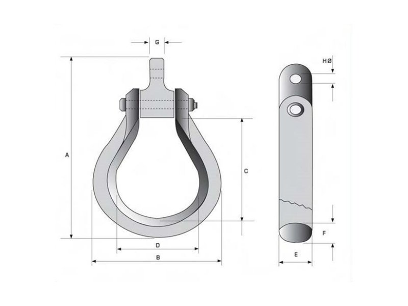 Detachable Chain Chaser drawing- Smeocean