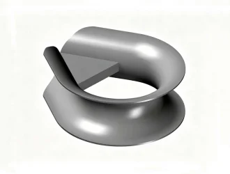 HDG Rope K3B Thimble - Hot-Dip Galvanized Heavy Duty Mooring Thimble for Fibre Rope