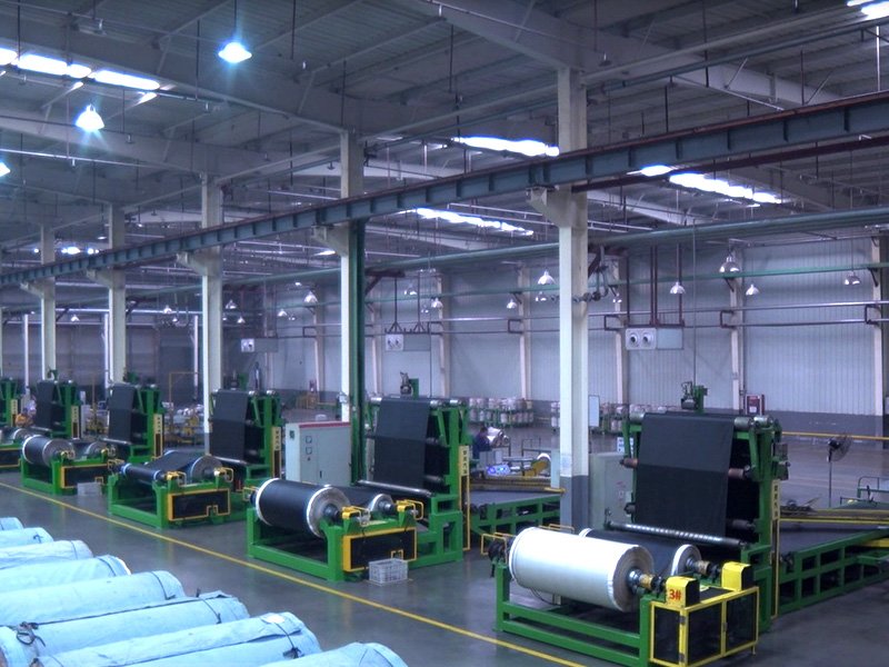 fabric rubber coating line