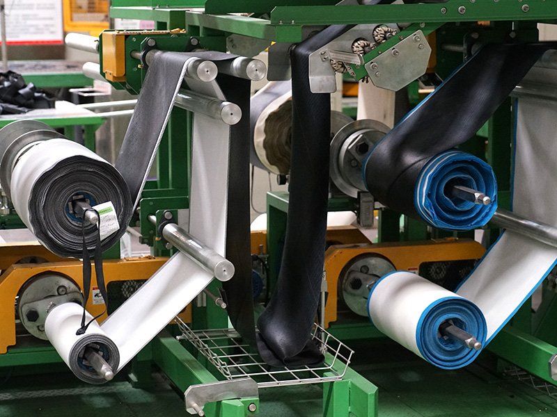 Tire Fabric Calendering Workshop