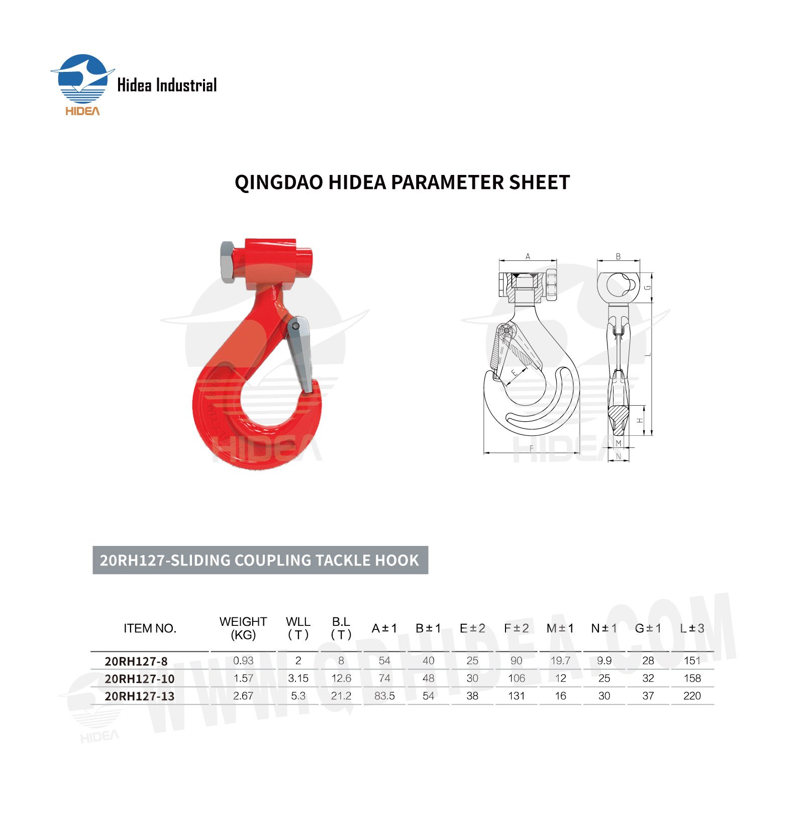 HIDEA G80 Sliding Coupling Tackle Hook