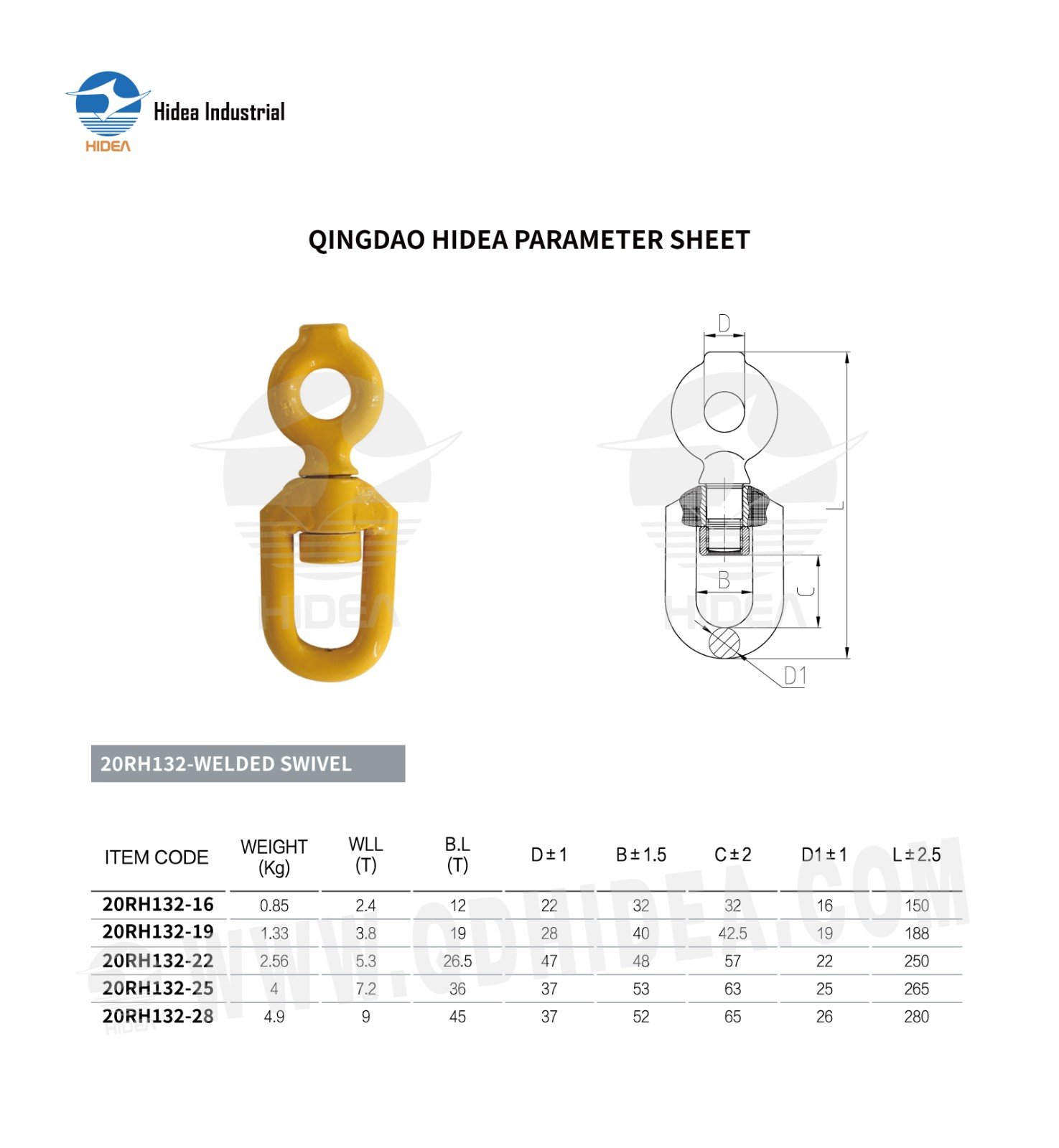 HIDEA G80 Chain Swivel Link