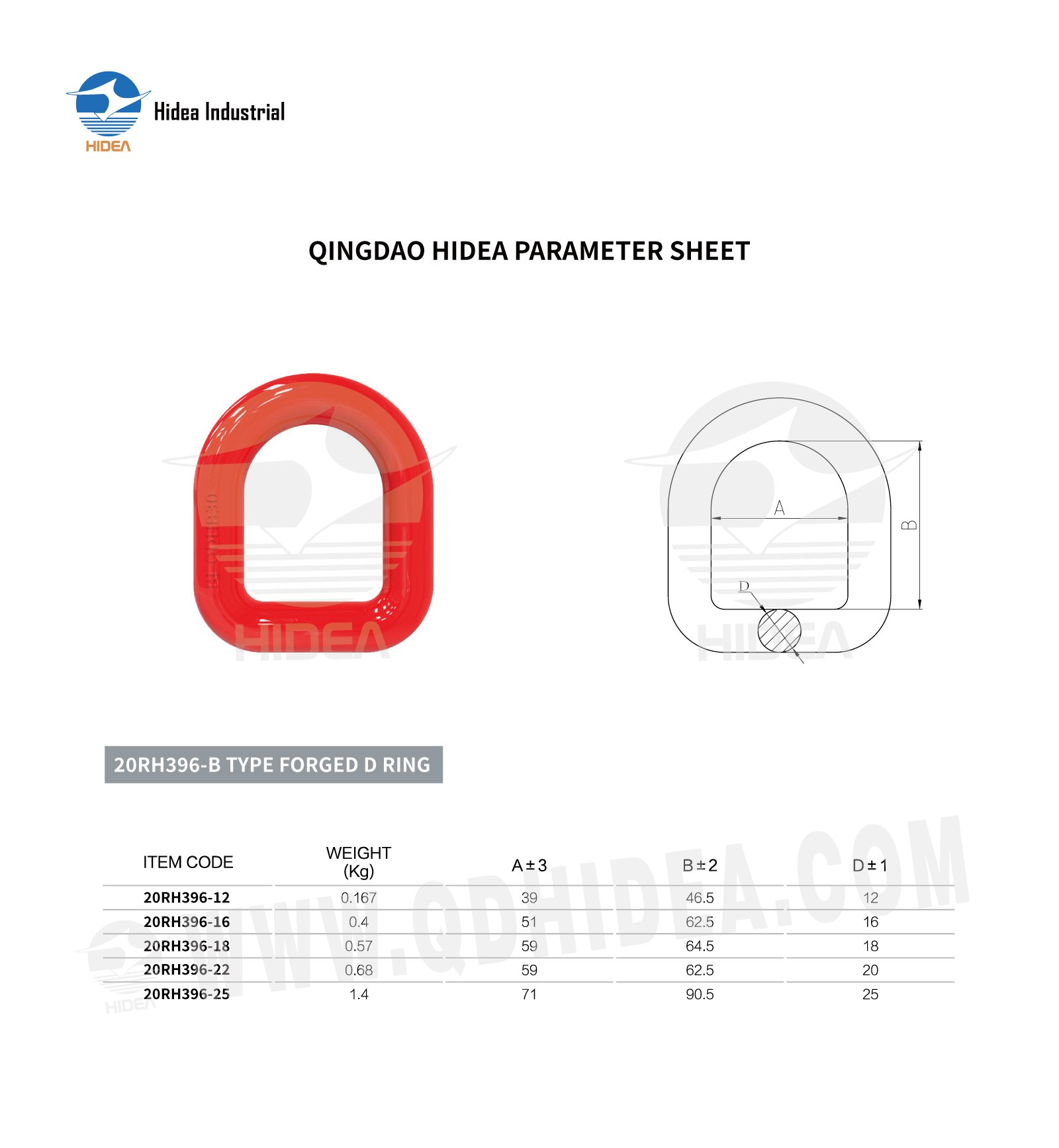 HIDEA G80 Forged D-Ring
