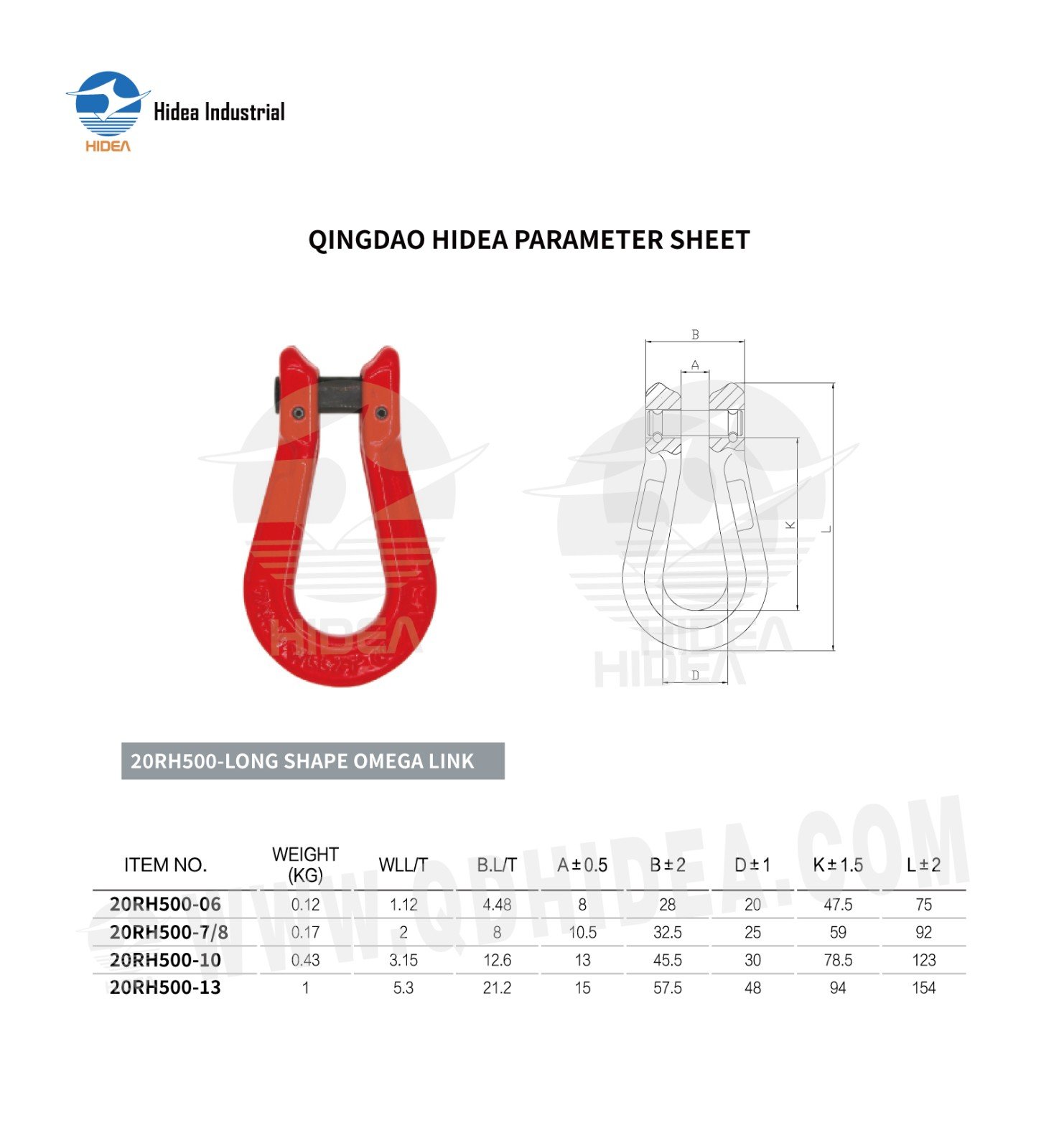 HIDEA G80 Long Shape Omega Link