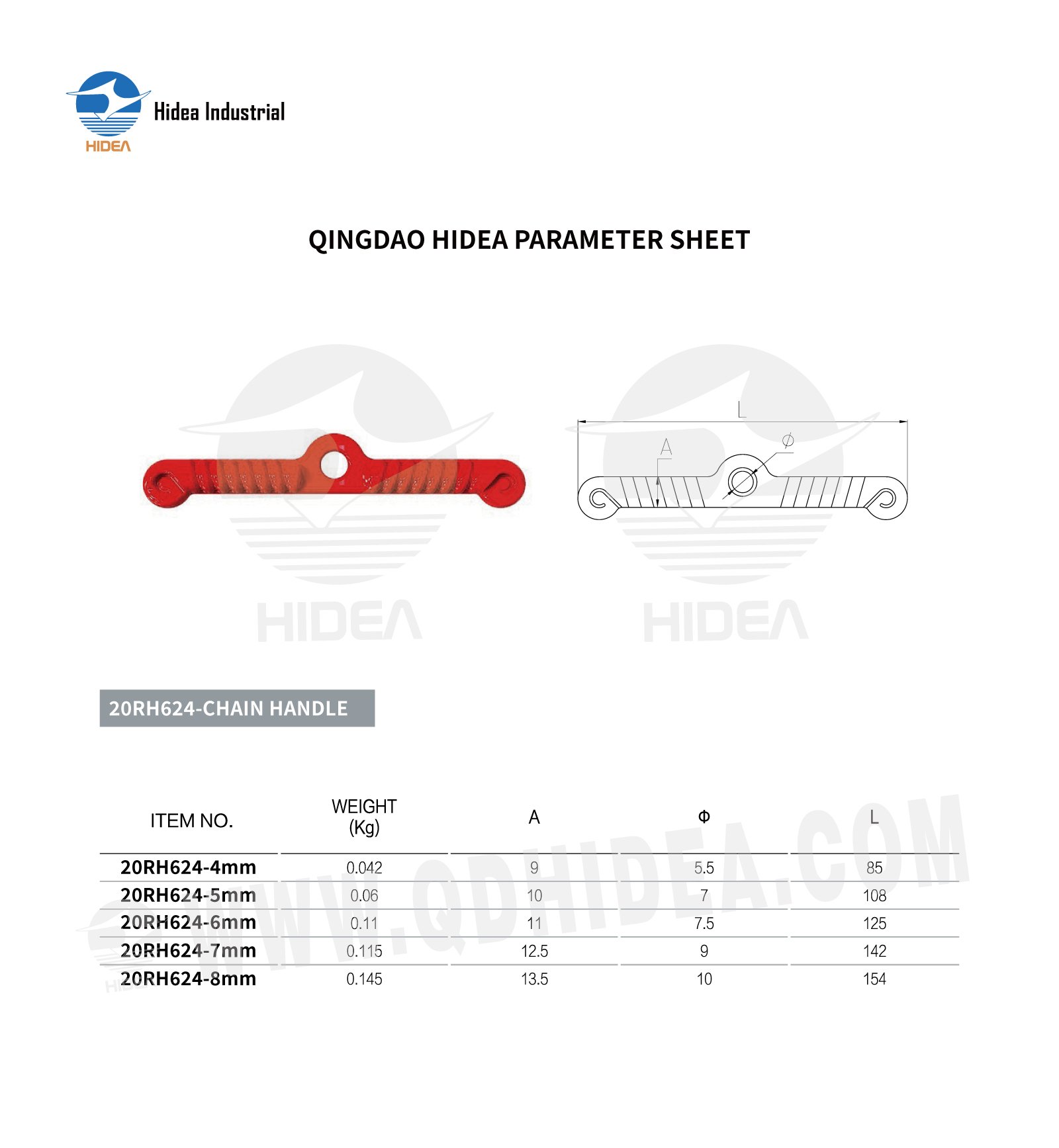 HIDEA G80 Chain Handle Lifting Chain Accessories