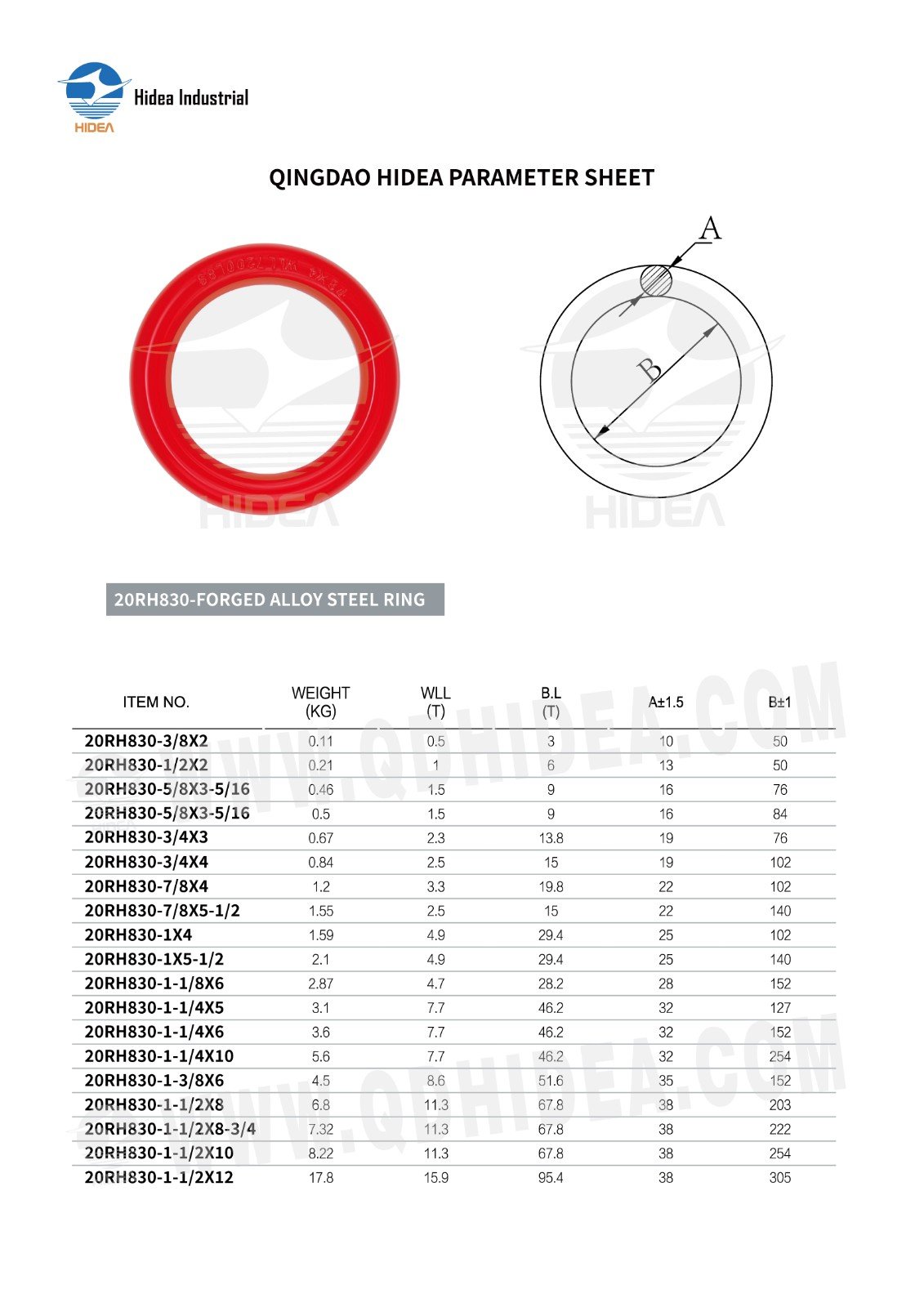 HIDEA G80 Forged Alloy Steel Lifting Link