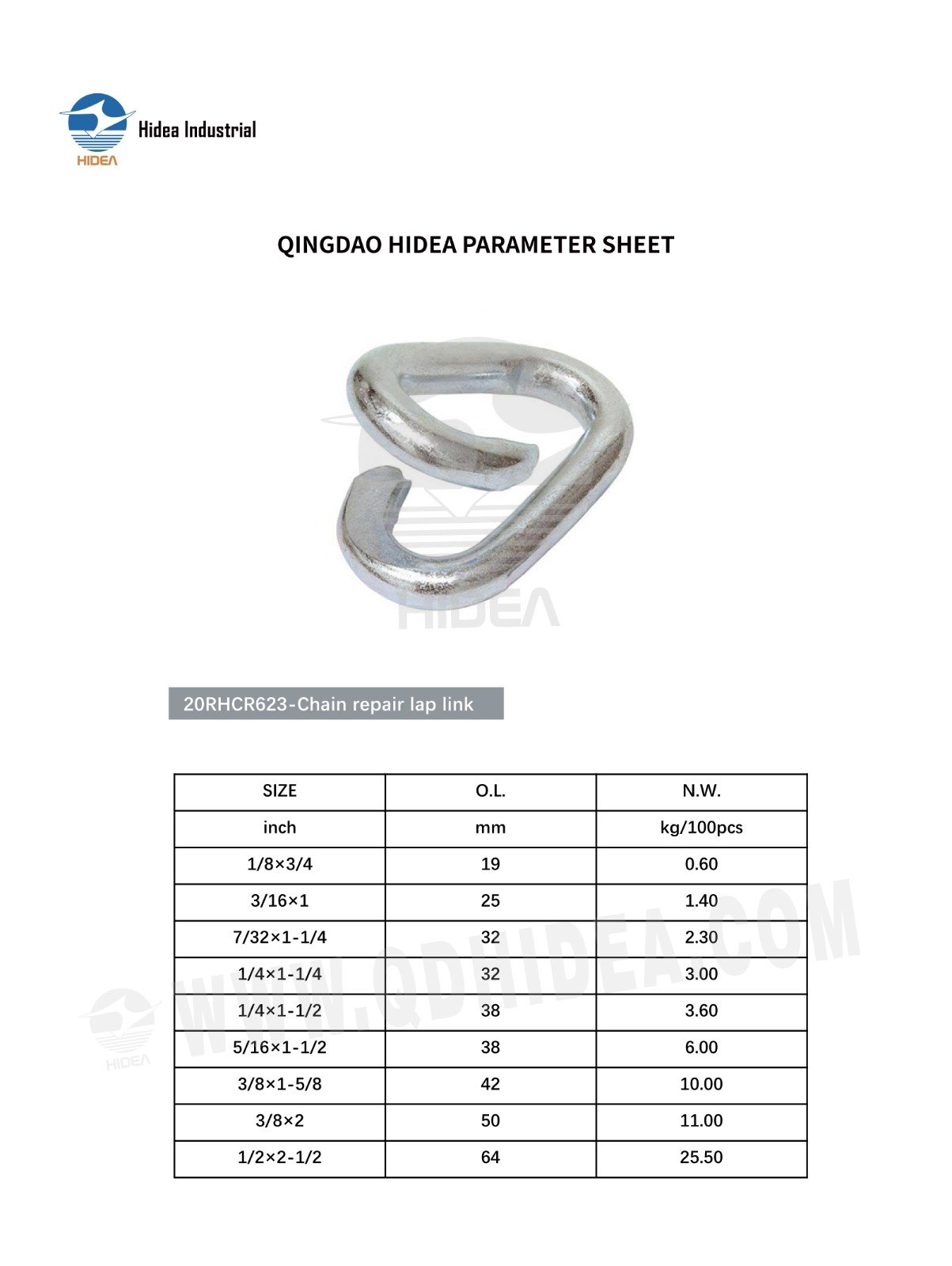 HIDEA Forged Split Link Chain Joiner