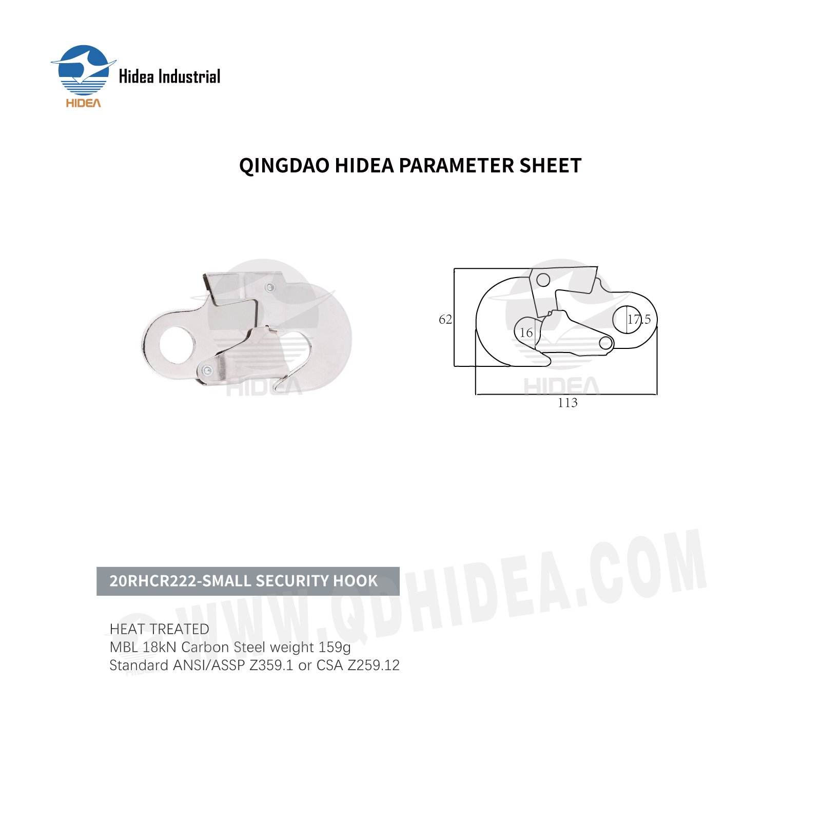 HIDEA Small Security Snap Hook