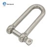 LONG D SHACKLE WITH SCREW PIN