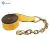 3IN x 30FT WINCH STRAP WITH CHAIN ANCHOR CHAIN EXTENSION 