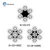 STAINLESS STEEL WIRE ROPE 6×19 + FC/WSC/ IWRC