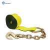 2IN x 20FT WINCH STRAP WITH CHAIN ANCHOR CHAIN EXTENSION 