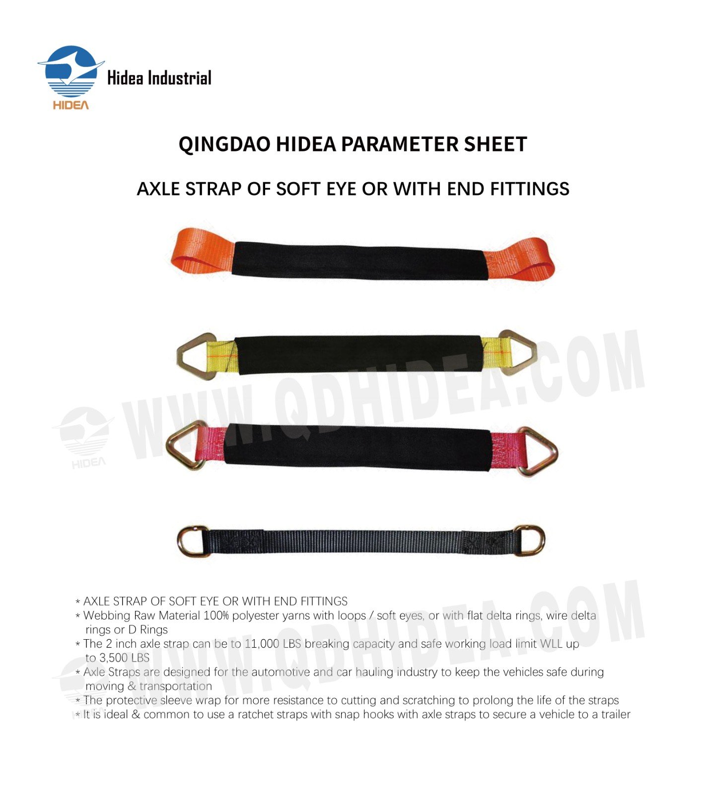 HIDEA Soft Loop Axle Strap