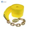 4IN x 30FT WINCH STRAP WITH CHAIN ANCHOR CHAIN EXTENSION 