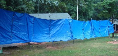 Tarpaulin production process and transportation requirements