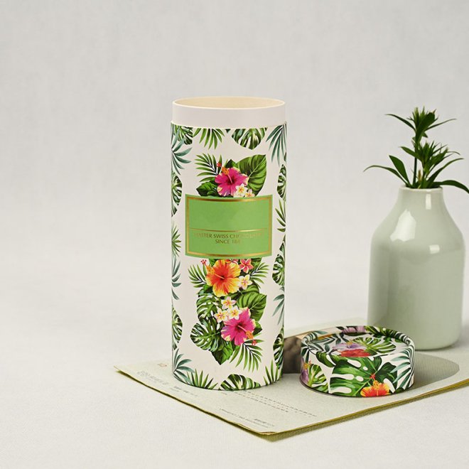 FSC Push Up Round Cardboard Box for Perfume Bottle & Sake