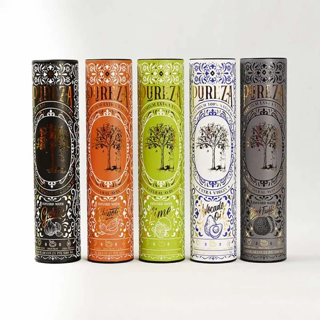 Custom FSC Paper Tubes for Pencil & Rum Bottle